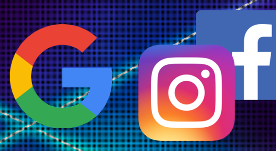 Google, Facebook ou Instagram